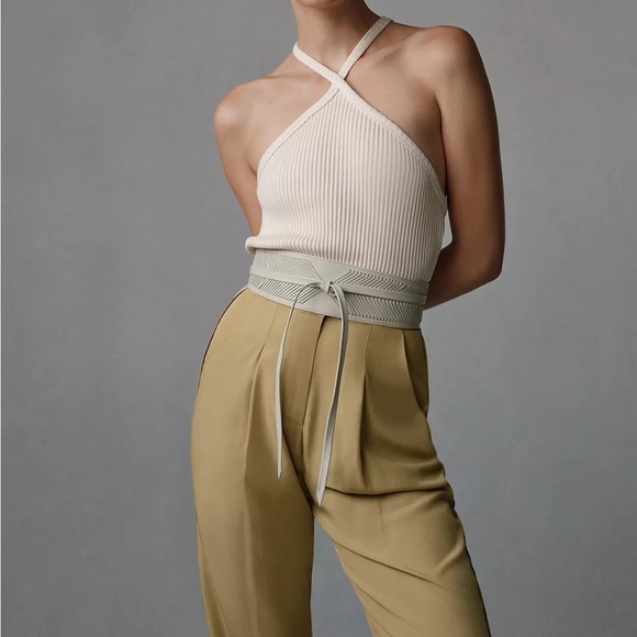 Anthropologie T.La Ribbed Halter Tank - Picture 12 of 16